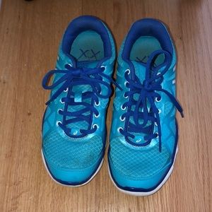 Women’s blue gel ASICS